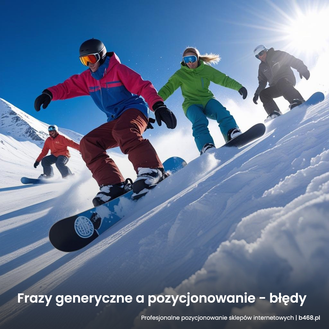 frazy generyczne a pozycjonowanie sklepu - błędy