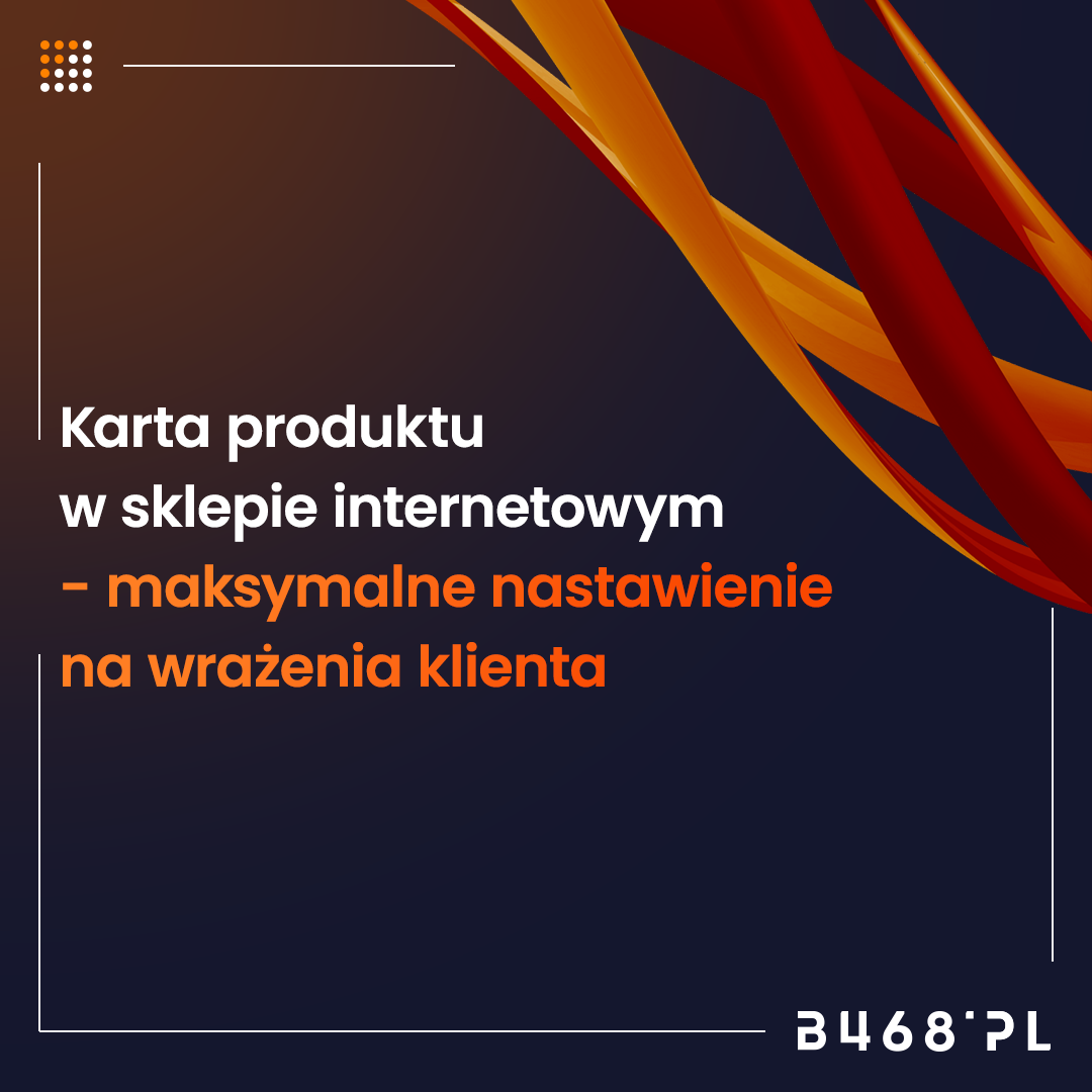 karta produktu sklepu internetowego skoncentrowana na kliencie